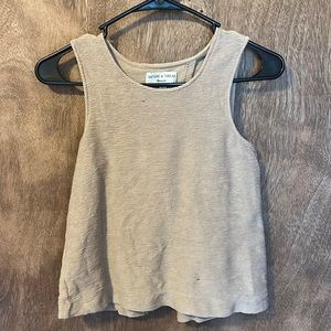 Madewell Texture and Thread Peek-a-boo Back Tank